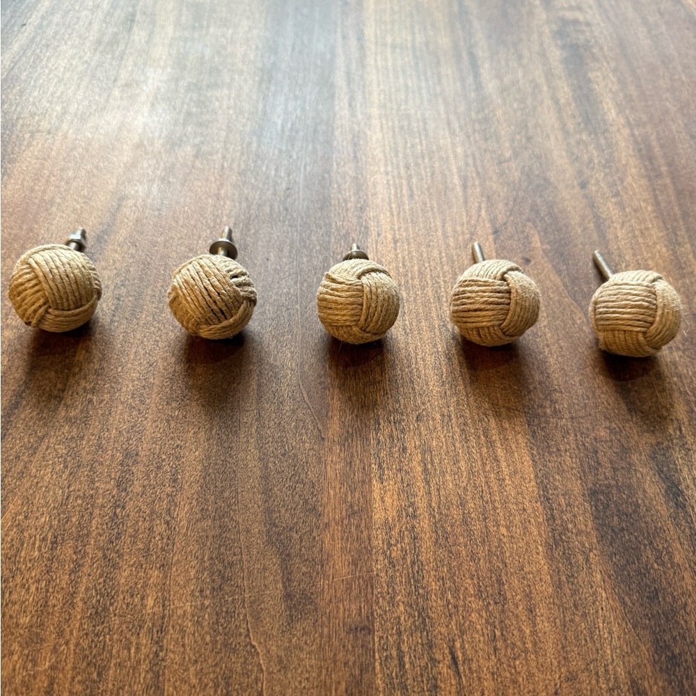 Jute Drawer Pull Handles
